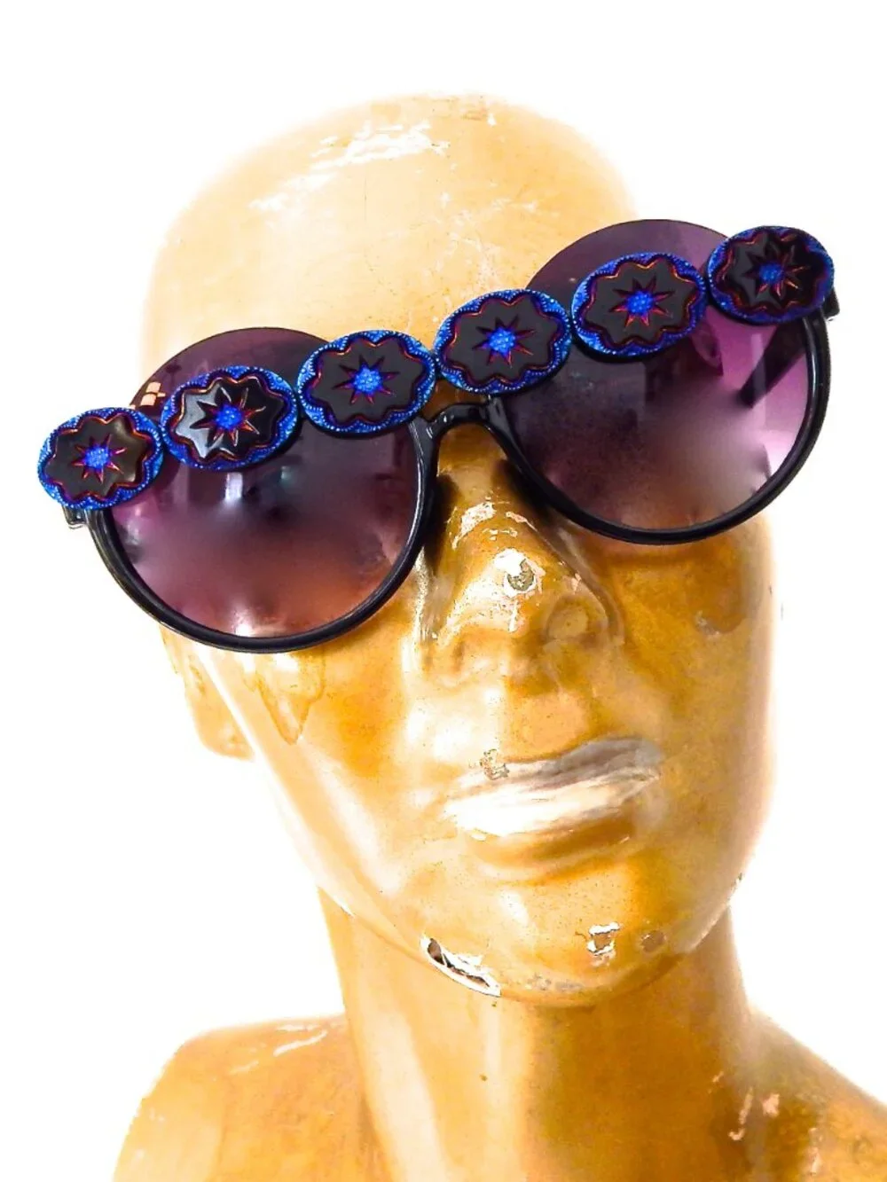 GASOLINE GLAMOUR DOUBLE DEUCE FABIAN PEEKABOO SUNGLASSES♠️♠️♠️